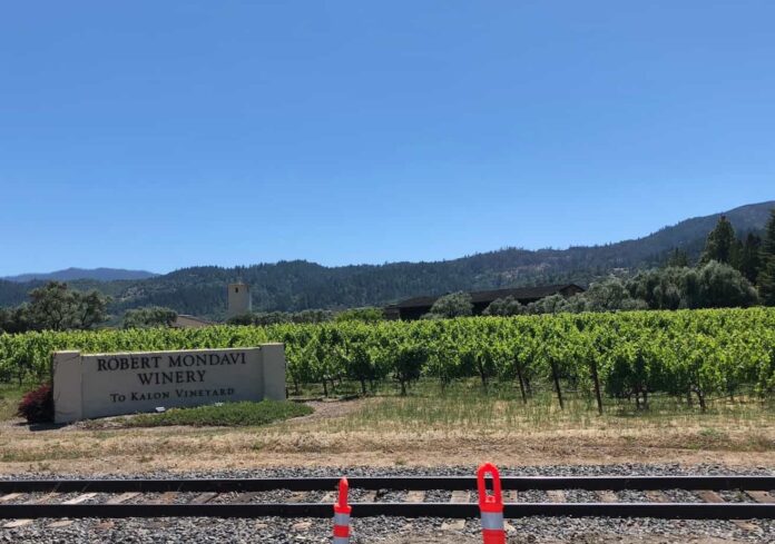 I vigneti del Kalon Vineyard di Robert Mondavi in Napa Valley, California I vigneti del Kalon Vineyard di Robert Mondavi in Napa Valley, California