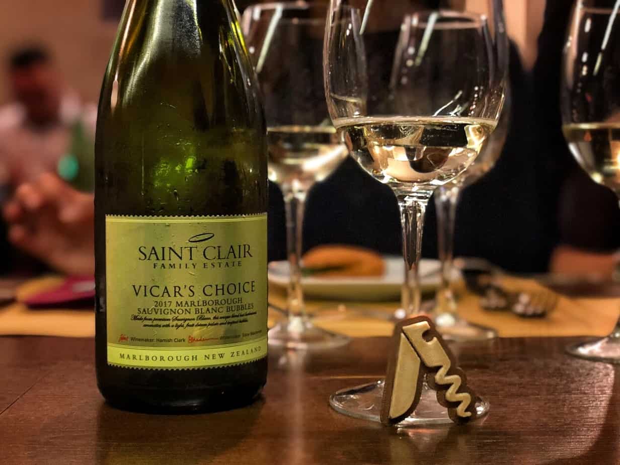 Degustando Vicar’s Choice Sauvignon Blanc Bubbles 2017 di Saint Clair Family Estate