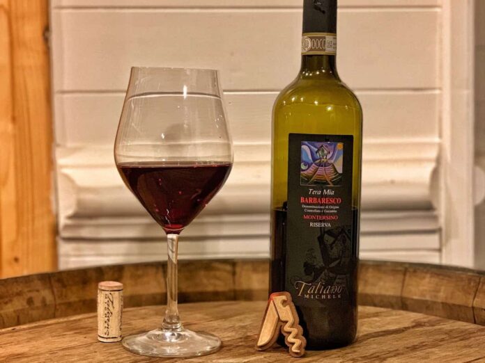 Degustando il Barbaresco Riserva DOCG Tera Mia di Taliano Michele