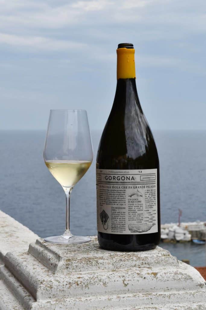 Vino prodotto sull'isola di Gorgona