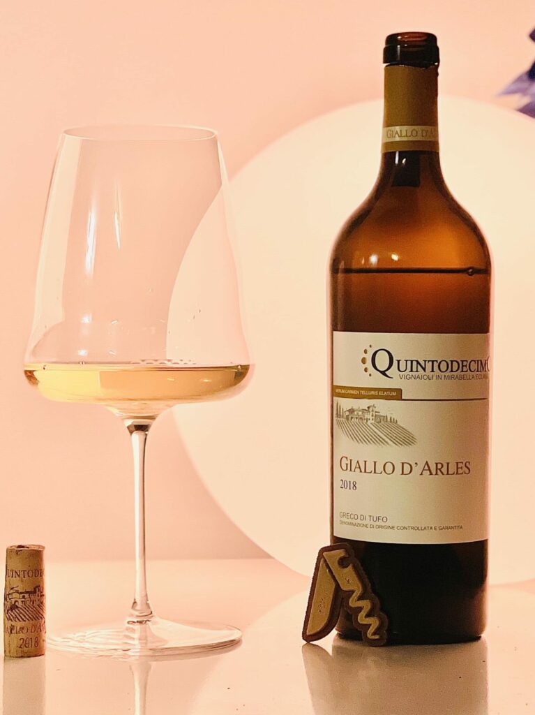 Greco di Tufo "Giallo d'Arles", 2018 - Quintodecimo