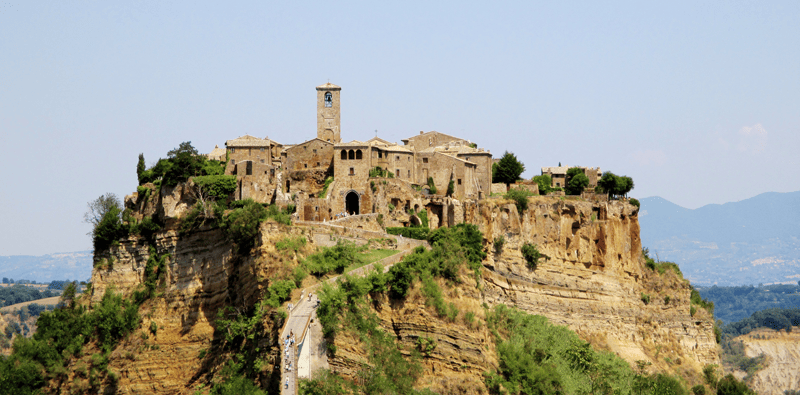 Civita di Bagnoregio, tra i Colli Etruschi Viterbesi
