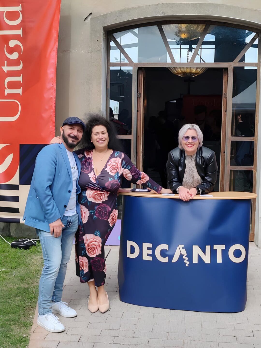 Carol Agostini, Cristina Santini e Roberto Garofalo all'anteprima Tre Cavatappi di Untold al Paestum Wine Fest