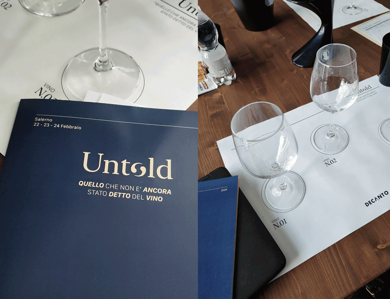 La degustazione dei vini per la realizzazione della Guida Vini Untold 