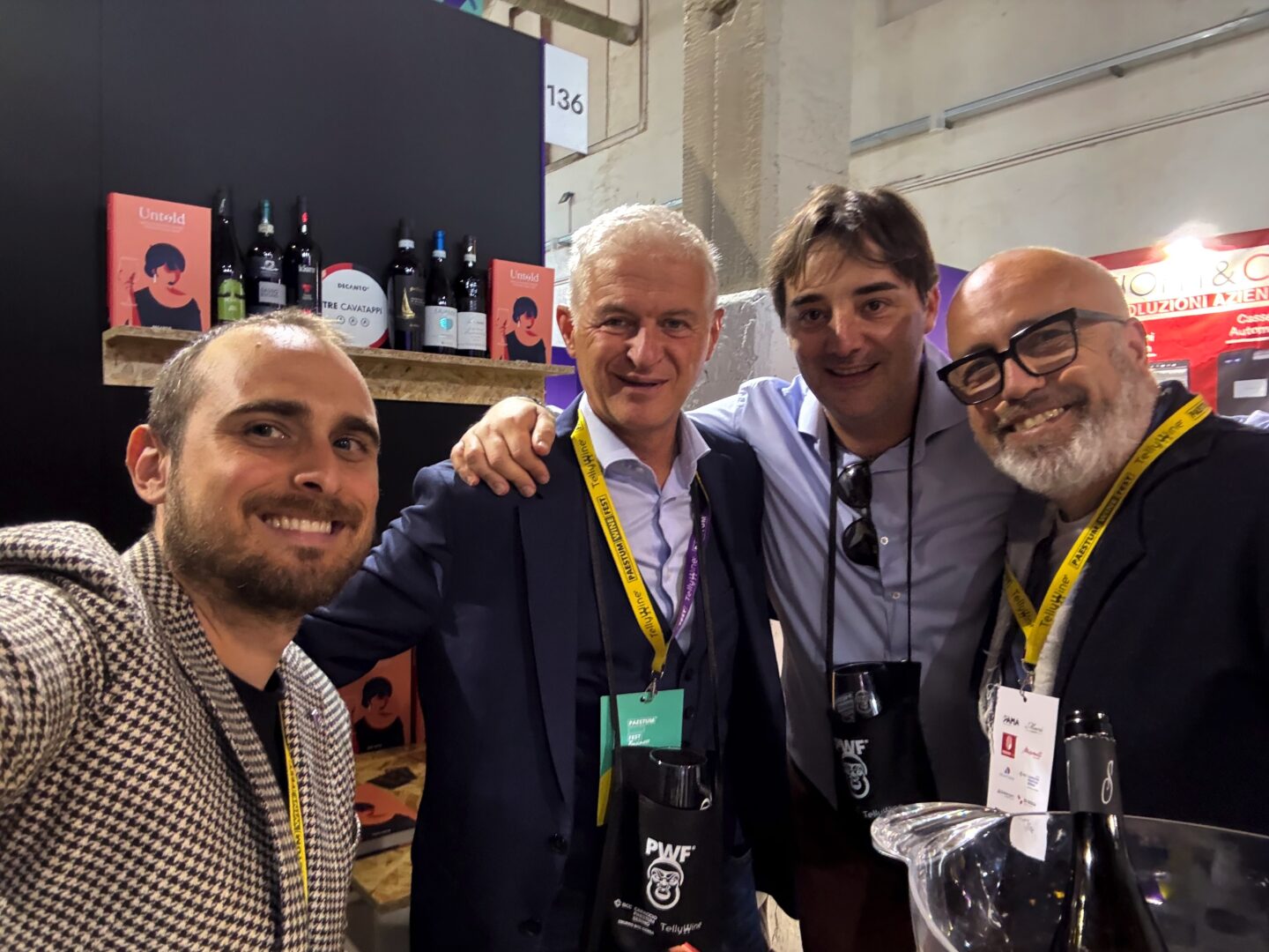 con Angelo Zarra e TellyWine