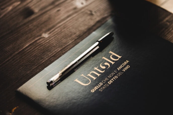 I Migliori Vini di UNTOLD 2026 - La cartellina consegnata ad ogni giudice