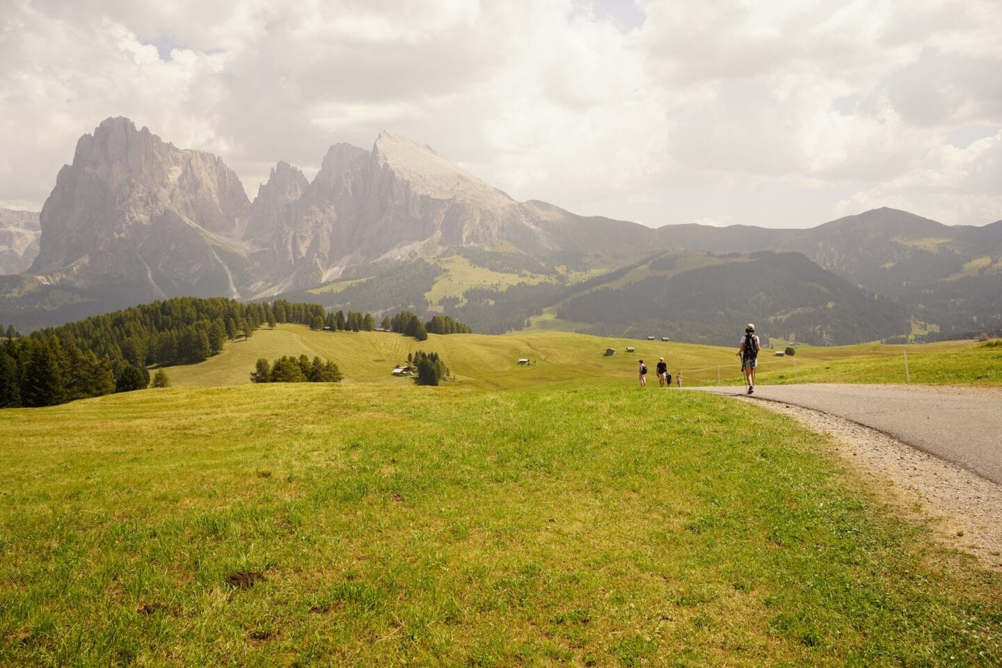 Vista dell'Alpe di Siusi