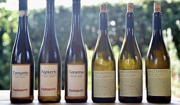 Selection of Traerte Vadiaperti white wines ideal for enthusiasts and tasters looking for distinctive wines