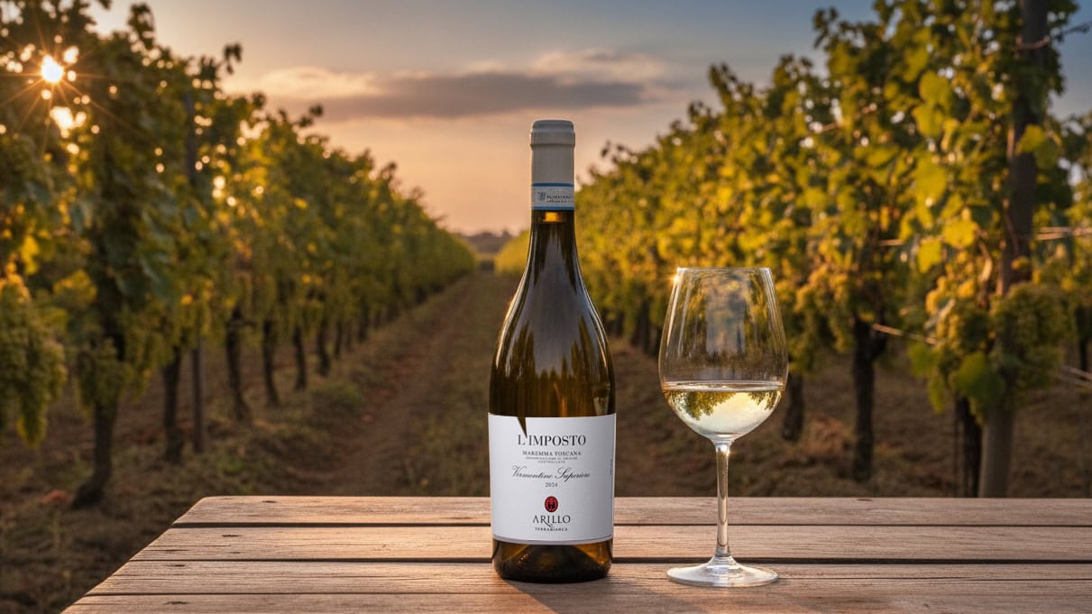 L'Imposto, Vermentino Superiore Maremma Toscana DOC 2024 il nuovo vino di Arillo in Terrabianca presentato durante il press lunch del 4 giugno 2026 a Roma