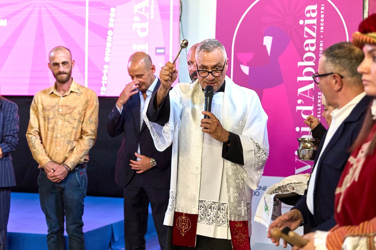 Benedizione della quinta edizione di Vini d'Abbazia a Fossanova